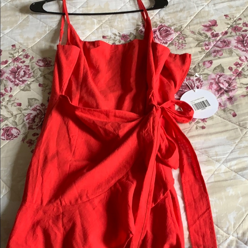 A red dress